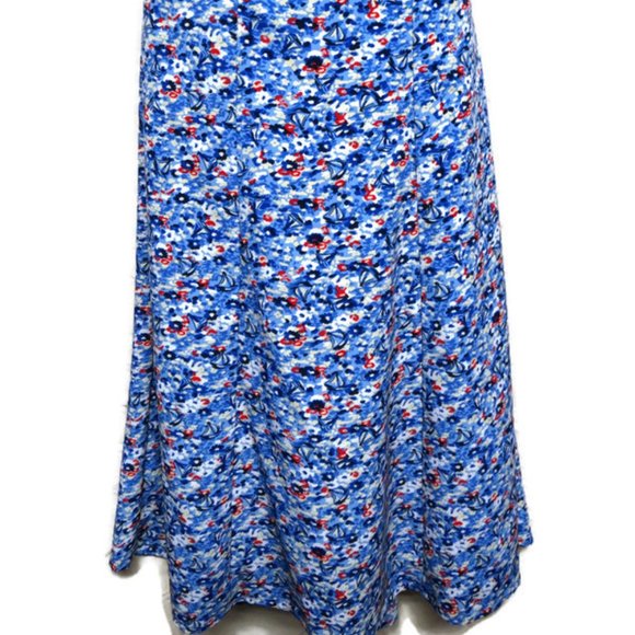 Cj Banks Multi Color Sailboat Print Pleated Skirt - Picture 2 of 9